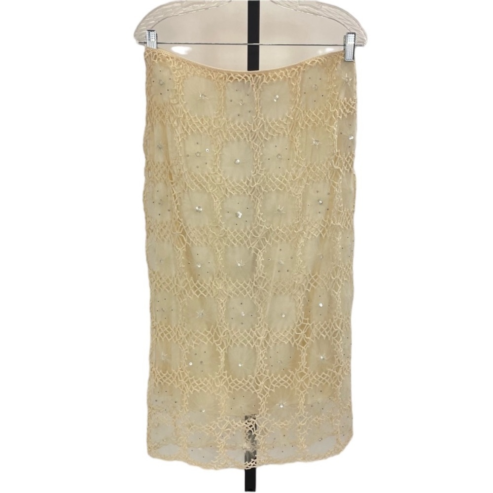 ❣️🎉HP❣️🎉 St. John Couture Skirt 10 Ivory/Cream